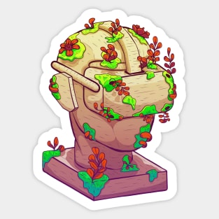 Virtual reality Statue Sticker